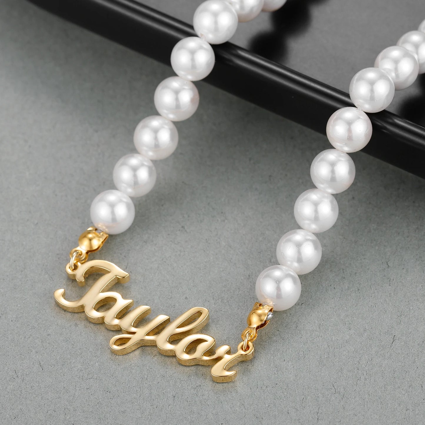 Precious Pearl Name Necklace