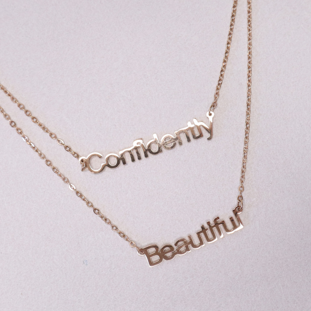 Empower Double Affirmation Necklace