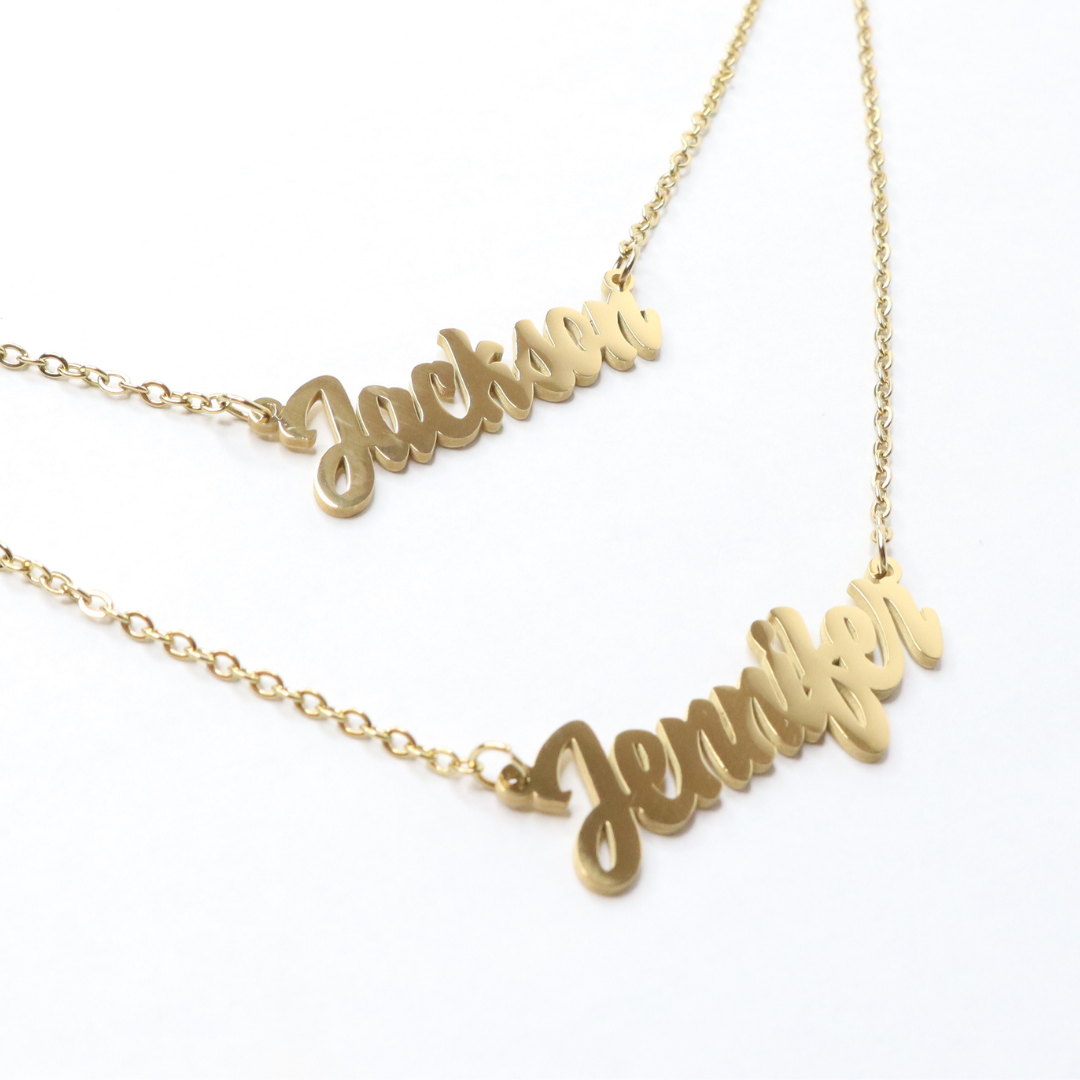 Empower Personalized Double Name Necklace