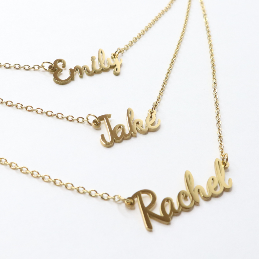 Empower Personalized Triple Name Necklace