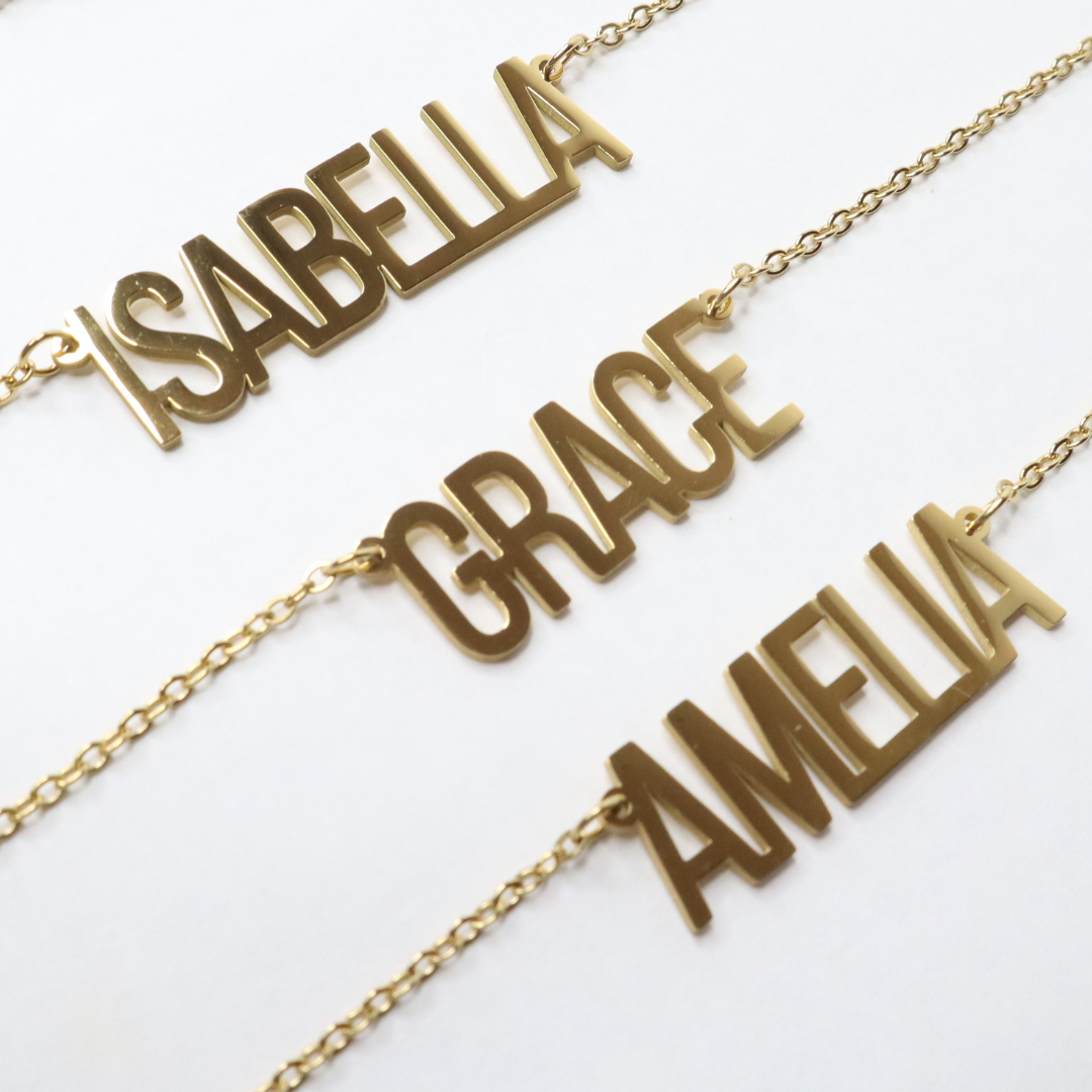 Empower Personalized Triple Name Necklace