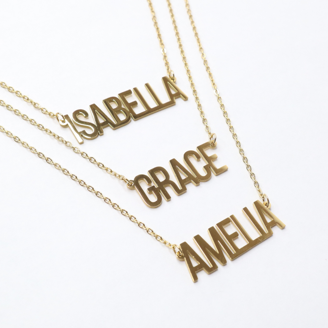 Empower Personalized Triple Name Necklace