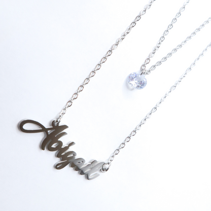 Majestic Double Layer Personalized Name Necklace