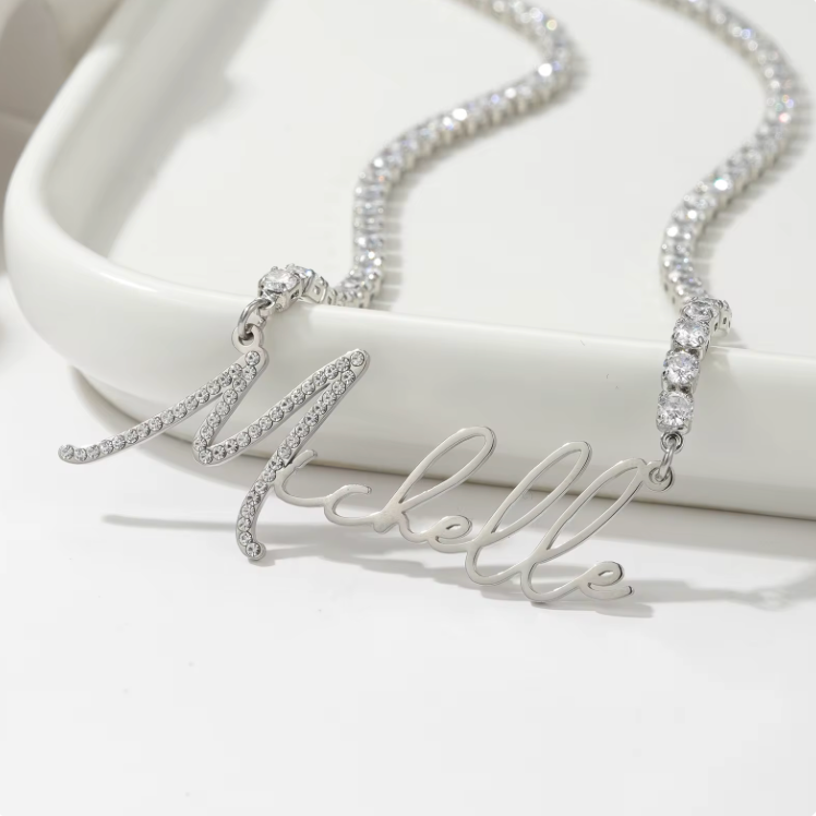 Brilliance Personalized Name Necklace