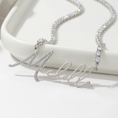 Brilliance Personalized Name Necklace