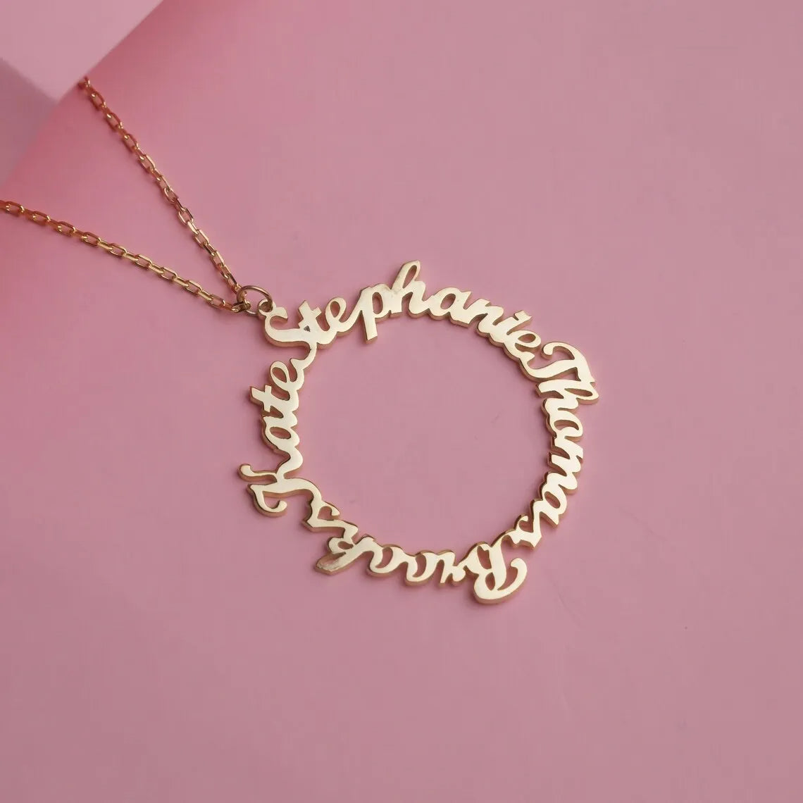 Unity Personalized Family Name Necklace